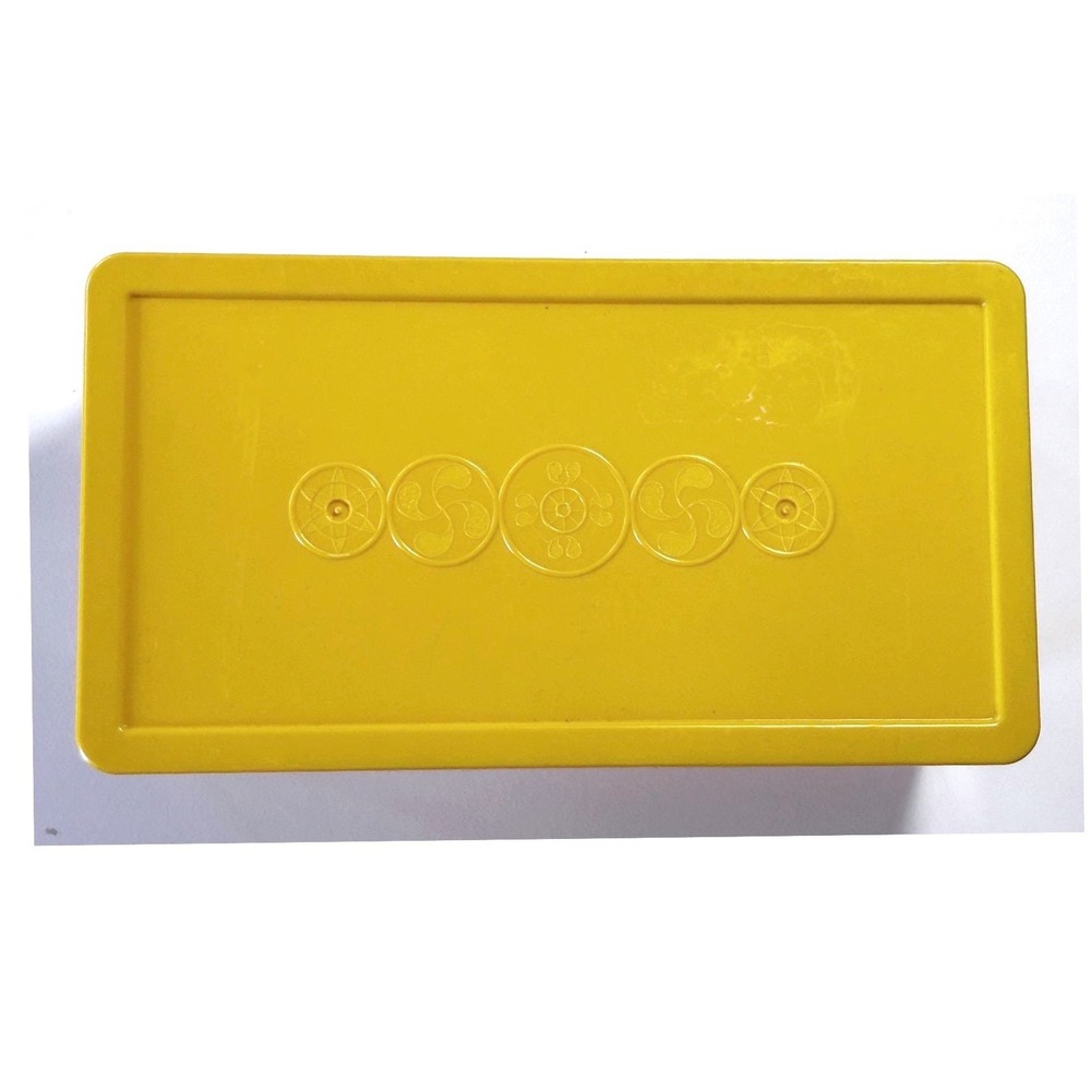 Wil-hold Storage Box Plastic Large Yellow Good Vintage MCM